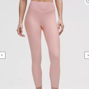 Lululemon Wunder Under SenseKnit High-Rise Tight 25" in Pink Haze